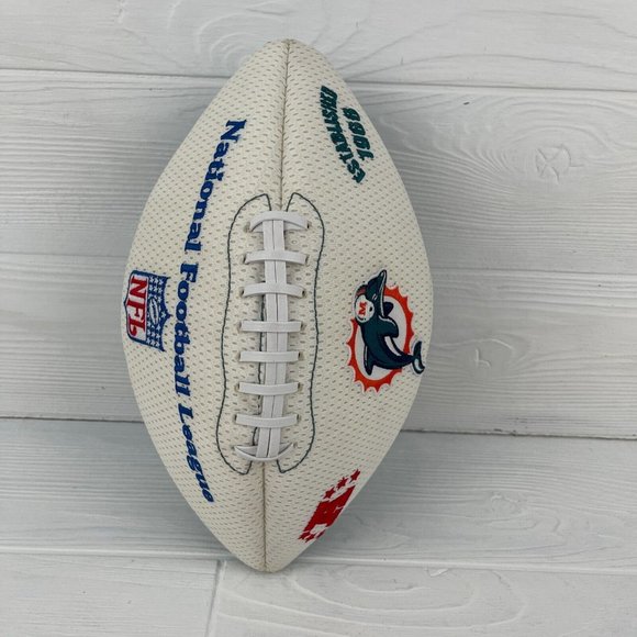 Miami Dolphins Collectible NFL Football Ball Old Vintage Team Logo - Picture 2 of 11